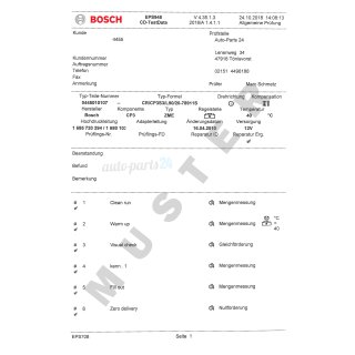 BOSCH Injektoren Prüfung Reinigung Audi 3,0 BiTDI 313PS 0445117029 05,  23,80 €